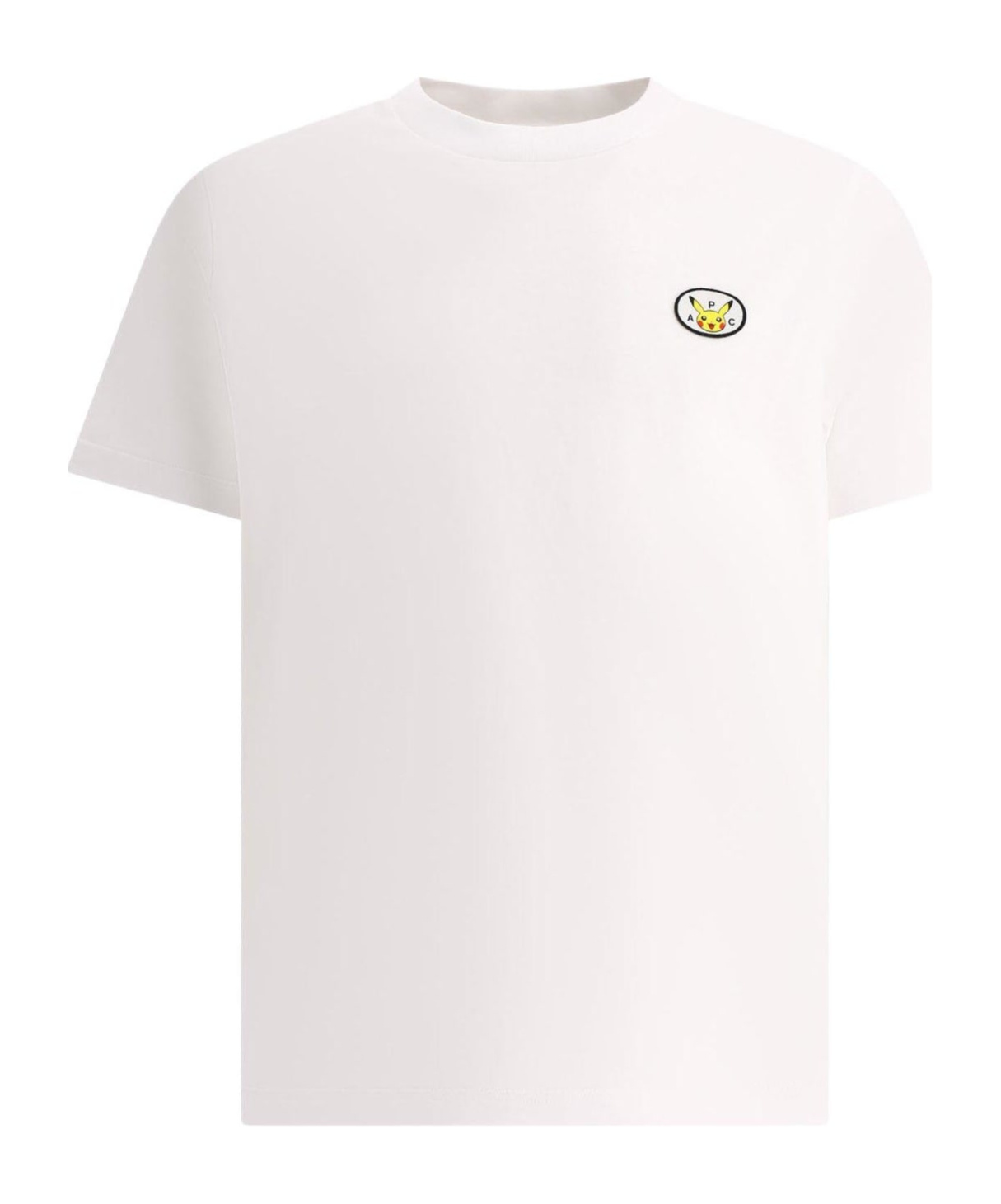 Apc X Pokémon Logo-print Cotton T-shirt In White