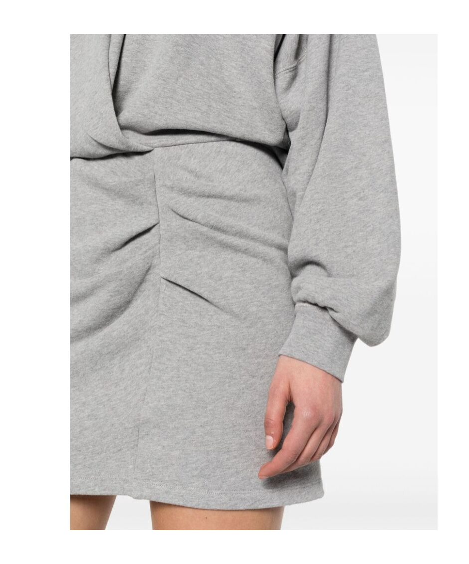Isabel Marant Étoile Samuela Cotton Dress In Gray