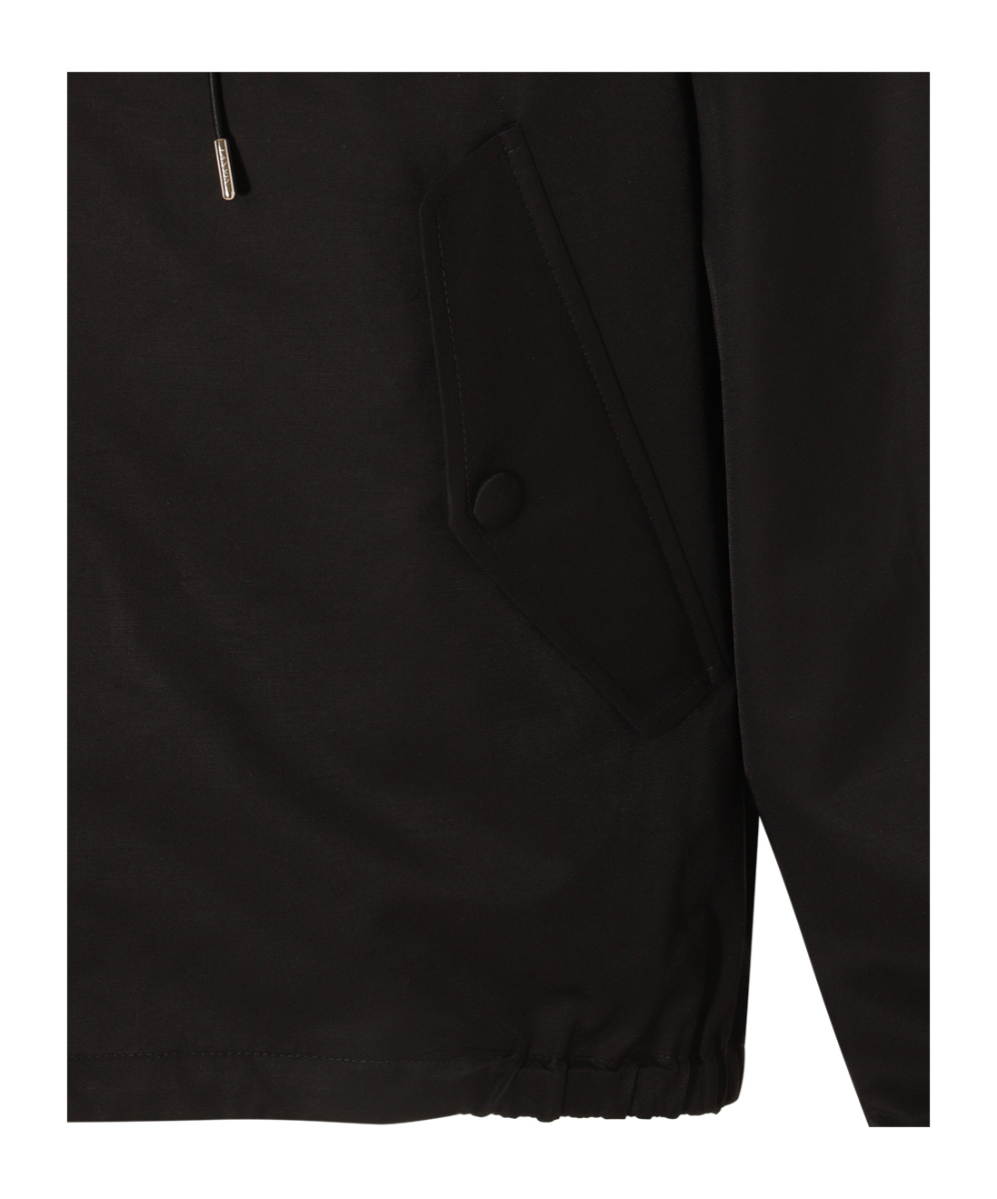 Lanvin Zip-up Hooded Jacket In Black