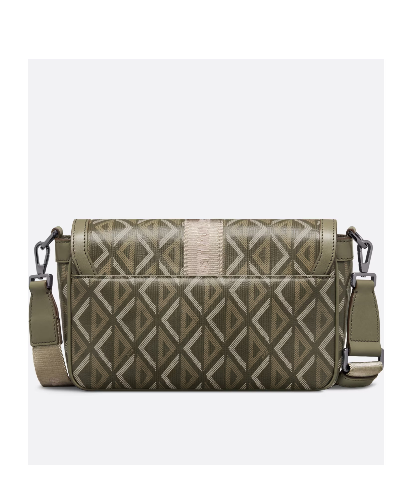 Dior Hit The Road Logo Satchel Bag In Green