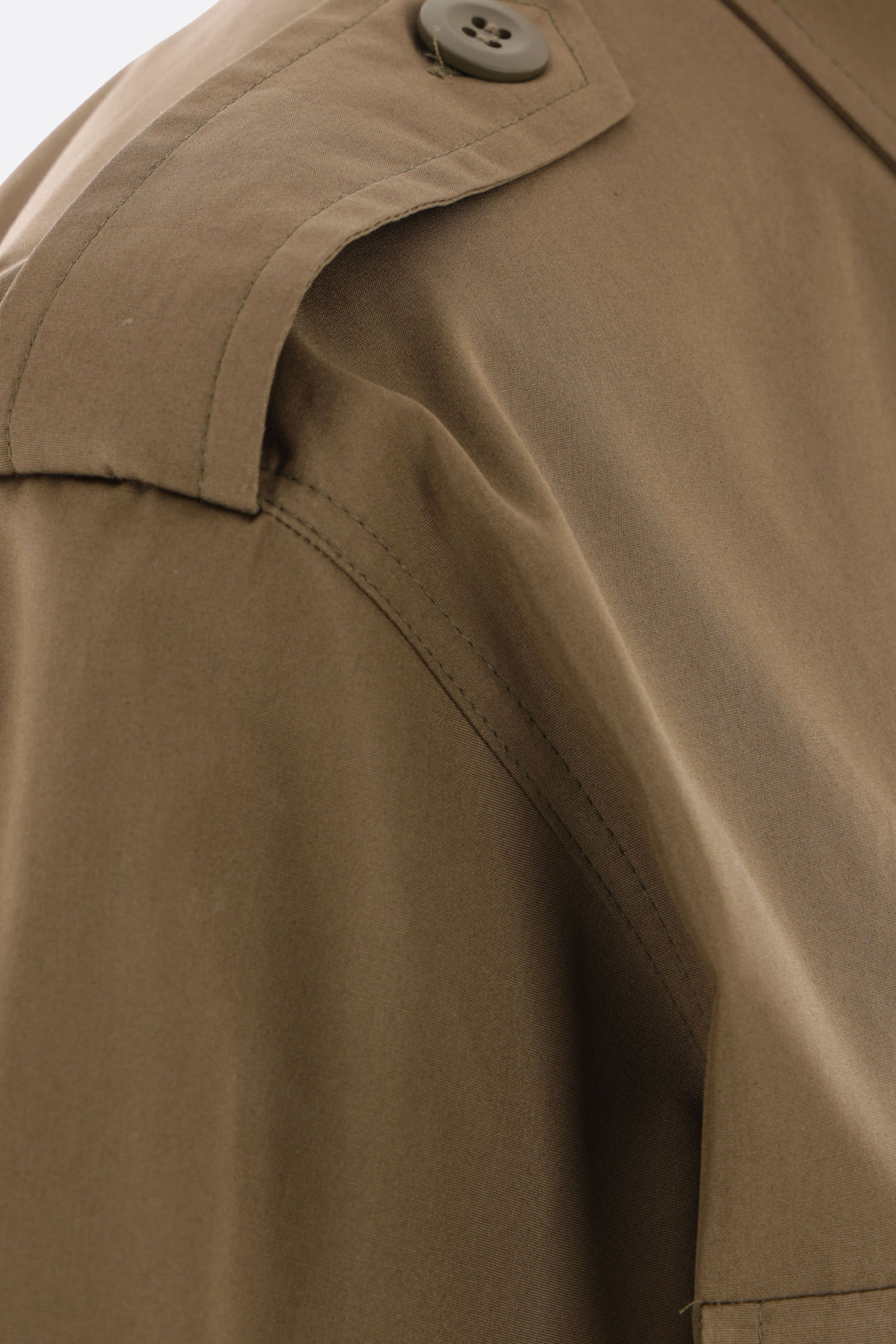 Shop Aspesi Button-up Cotton Shirt In Green