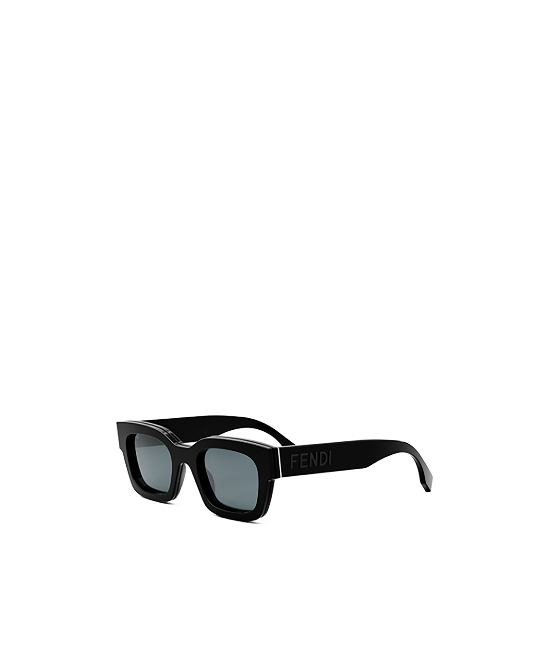 Fendi Eyewear Rectangular Frame Sunglasses In Black