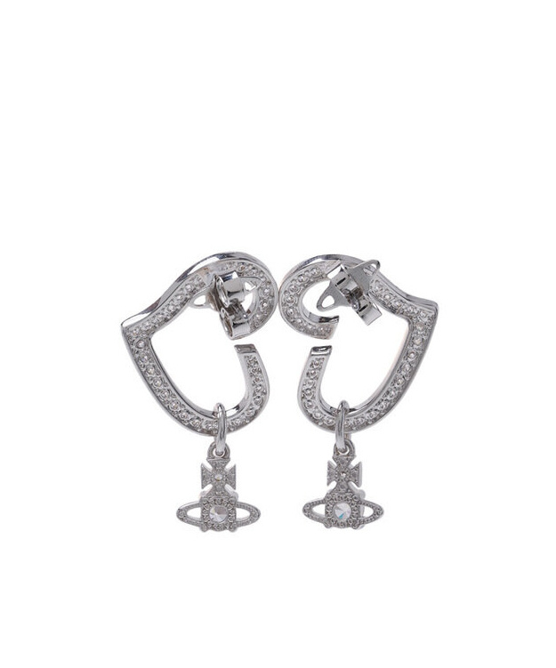 Vivienne Westwood Pattern Earrings In Gray