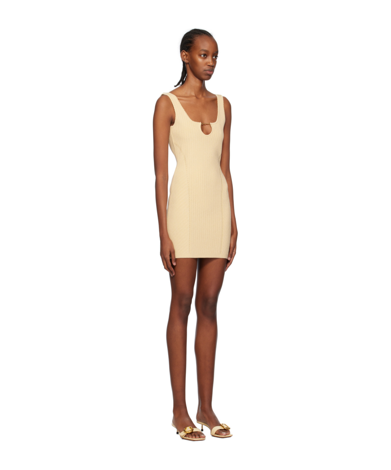 Jacquemus Les Classiques Series La Mini Robe Sierra Dress In Brown