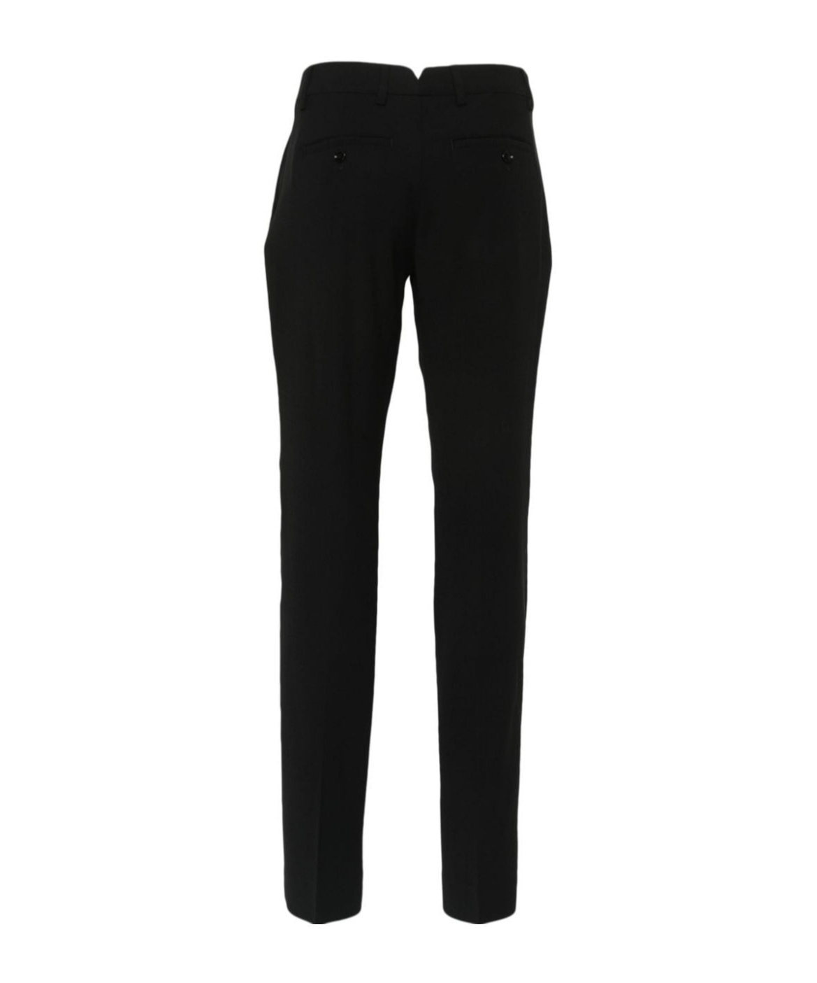 Ami Alexandre Mattiussi High-waist Tapered-leg Trousers In Black
