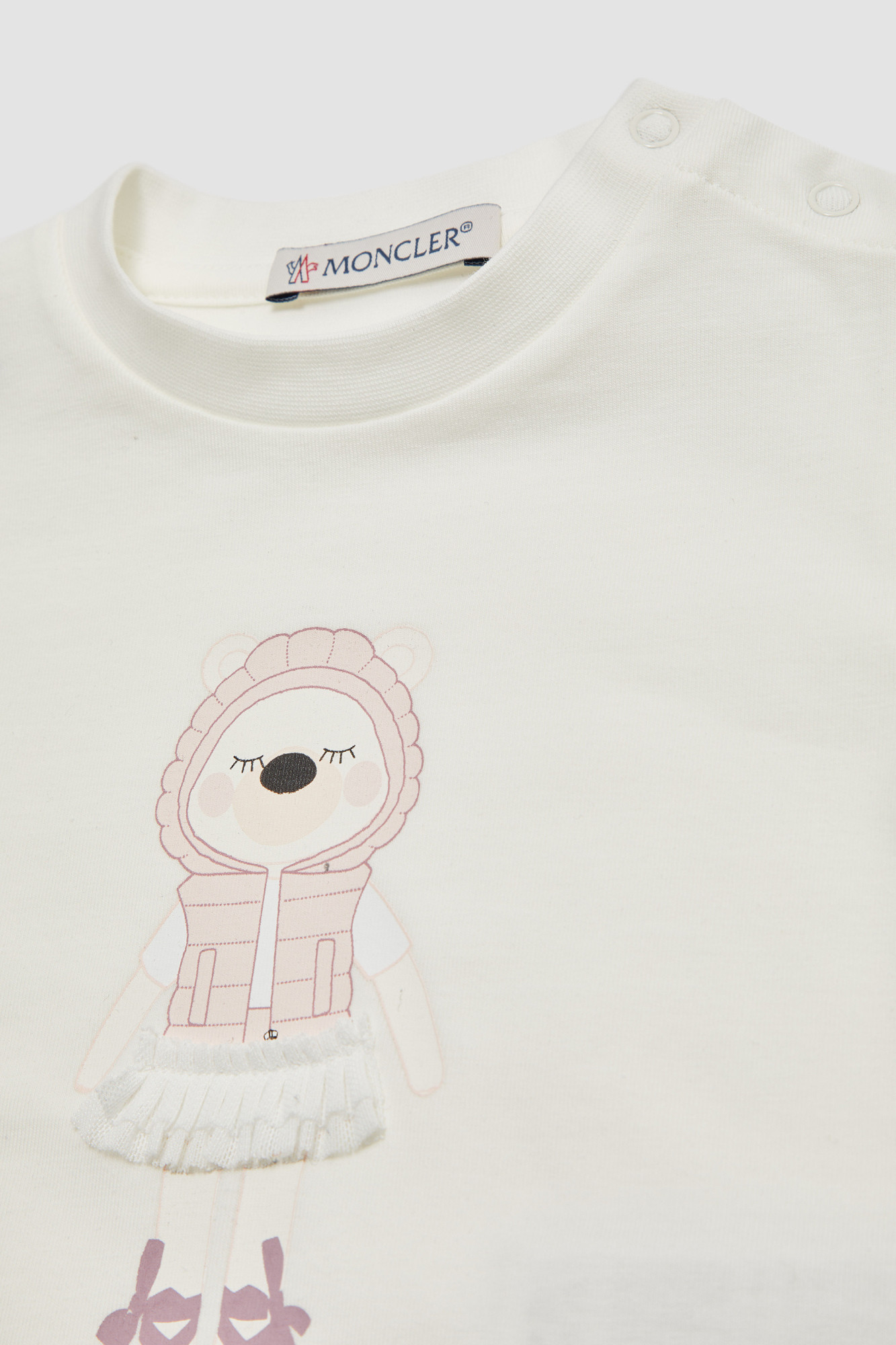 Moncler Logo-patch T-shirt In White