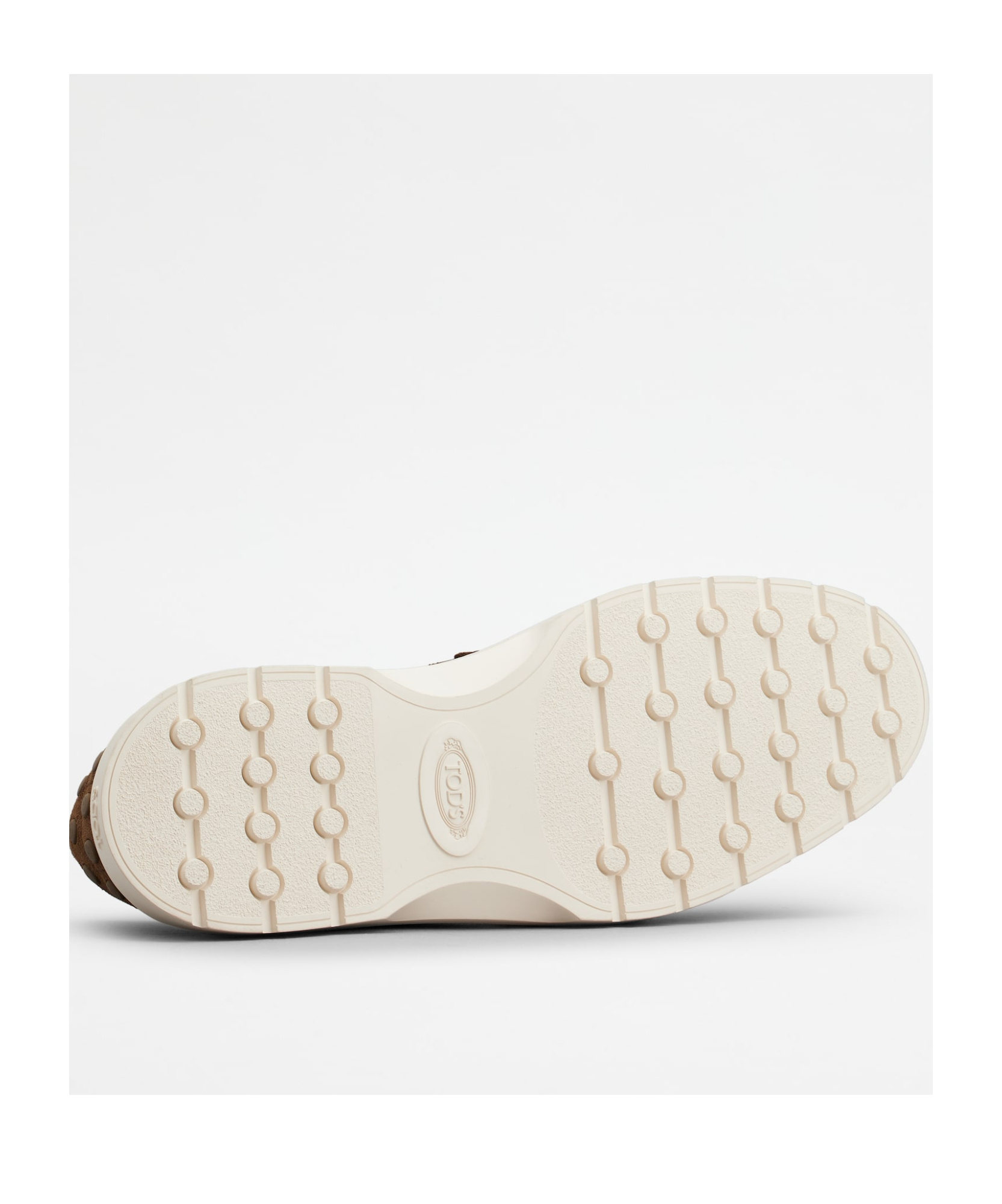 Tod's Men Suede Slipper Moccasin In Brown