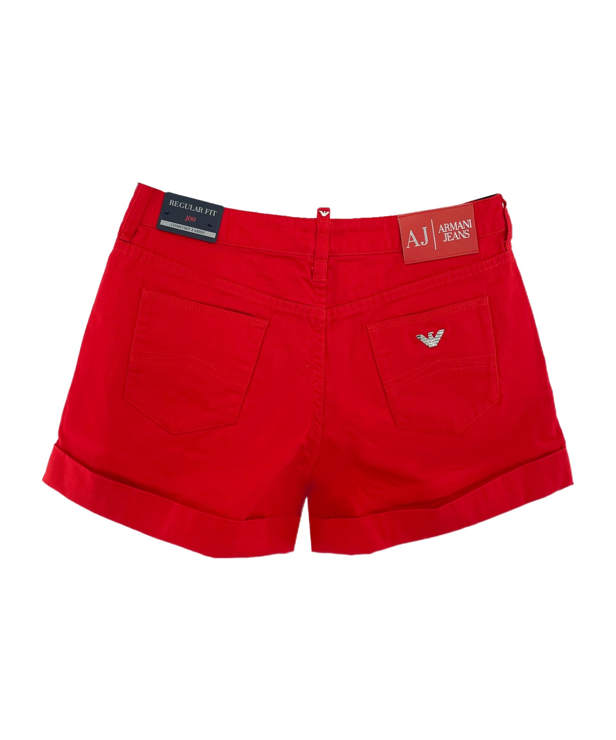 ARMANI JEANS LOGO DENIM SHORTS 