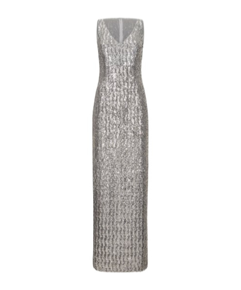 Michael Kors Collection Sequins Portrait Gown