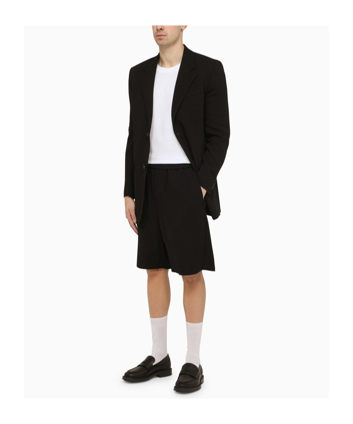 Ami Alexandre Mattiussi Ami Paris Black Wool Single Breasted Jacket In Black