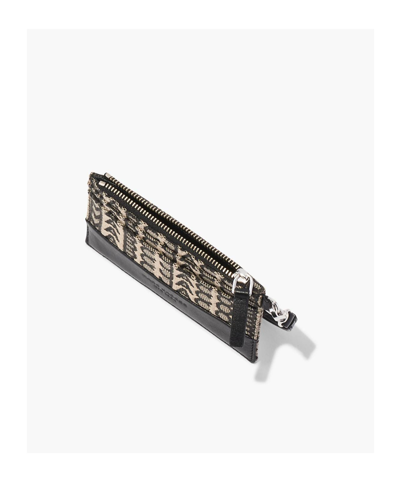 Marc Jacobs The Monogram Wristlet Wallet In Black