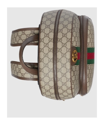Shop Gucci Ophidia Medium Backpack In Nude