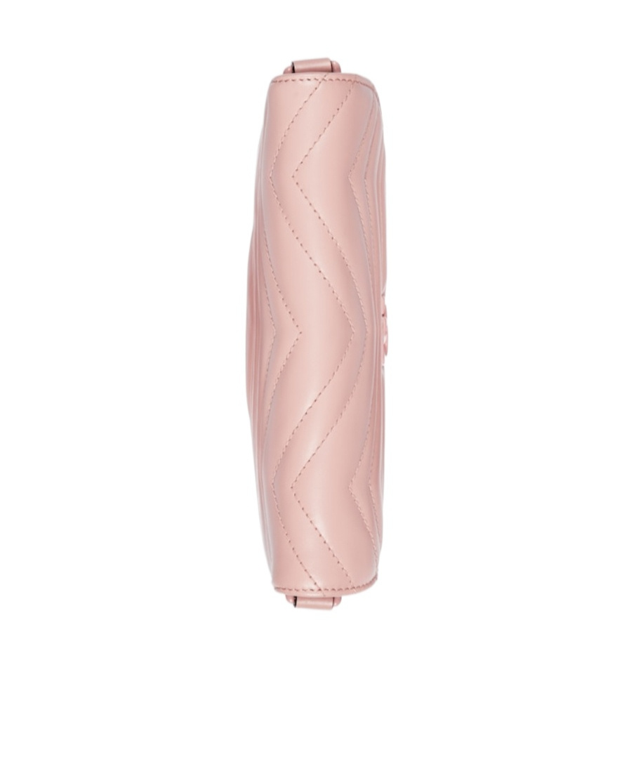 Gucci Mini Gg Marmont Chain Bag In Pink