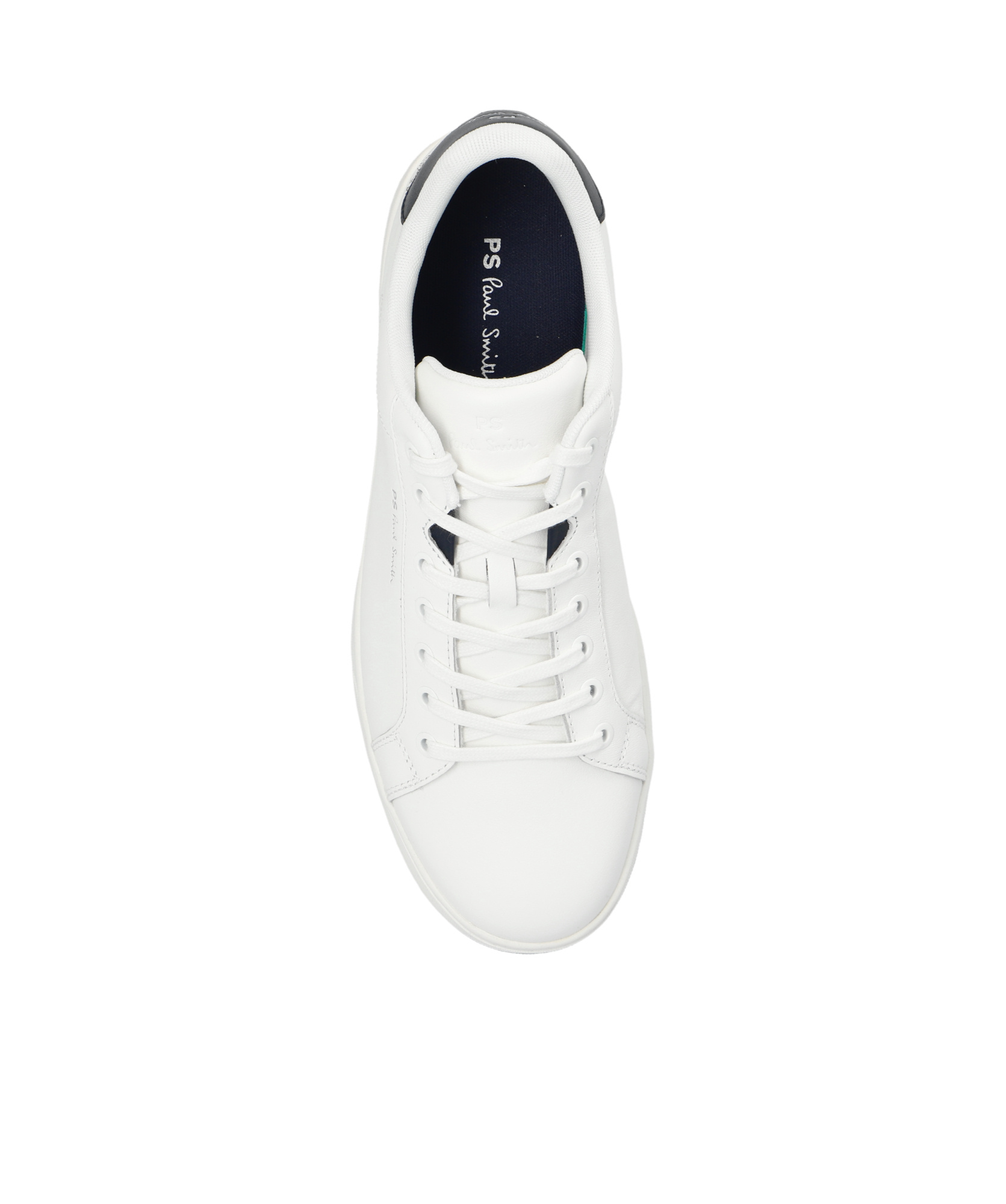 Shop Ps By Paul Smith Albany Zebra-print Leather Sneakers In White