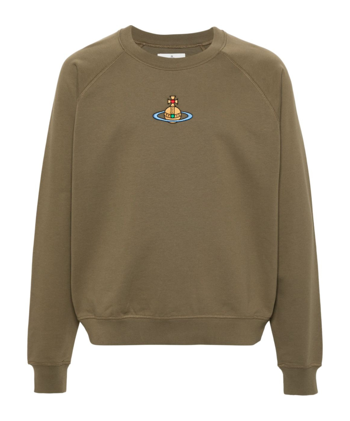 Vivienne Westwood Orb-logo-embroidery Sweatshirt In Brown