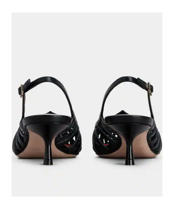Roger Vivier Weave High Heels With Bare Heels In Black
