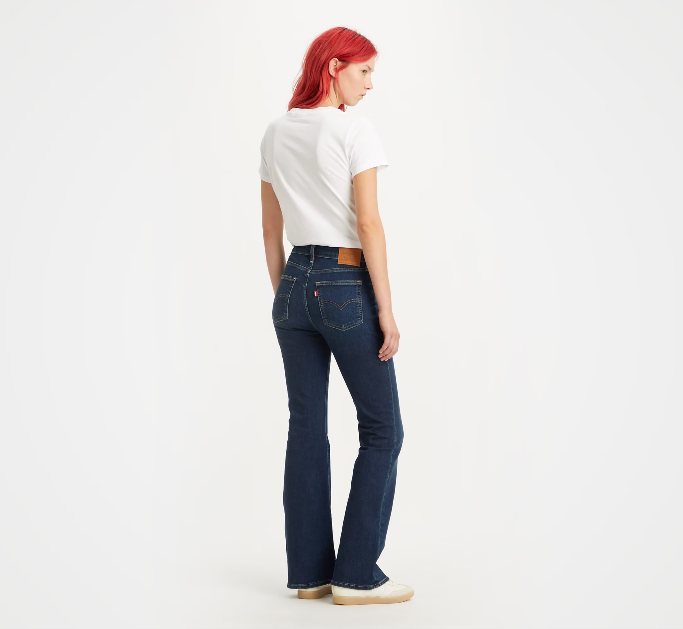 Levi's 726 High-rise Flared Jeans In Black