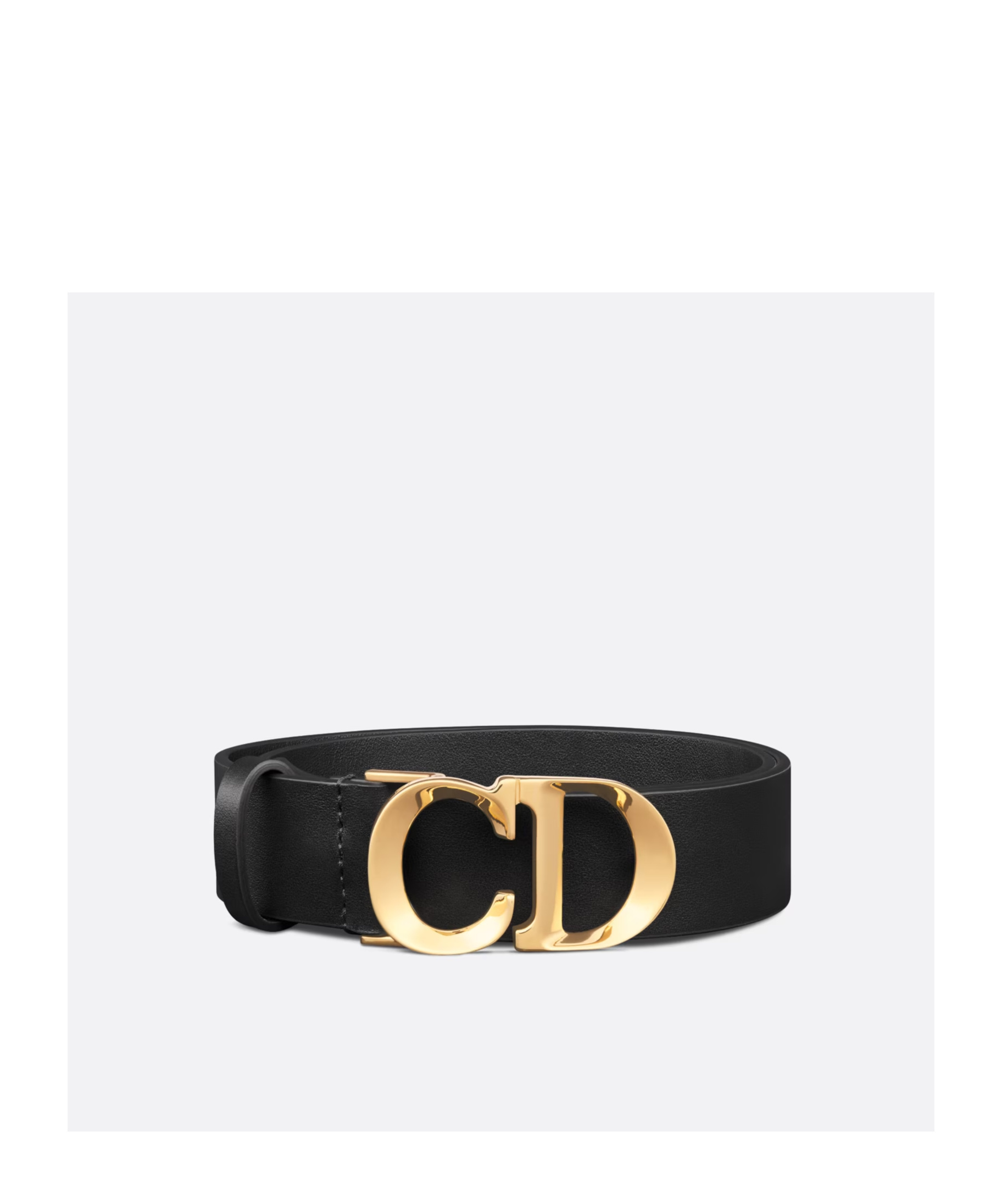 Dior Logo Belt In Black