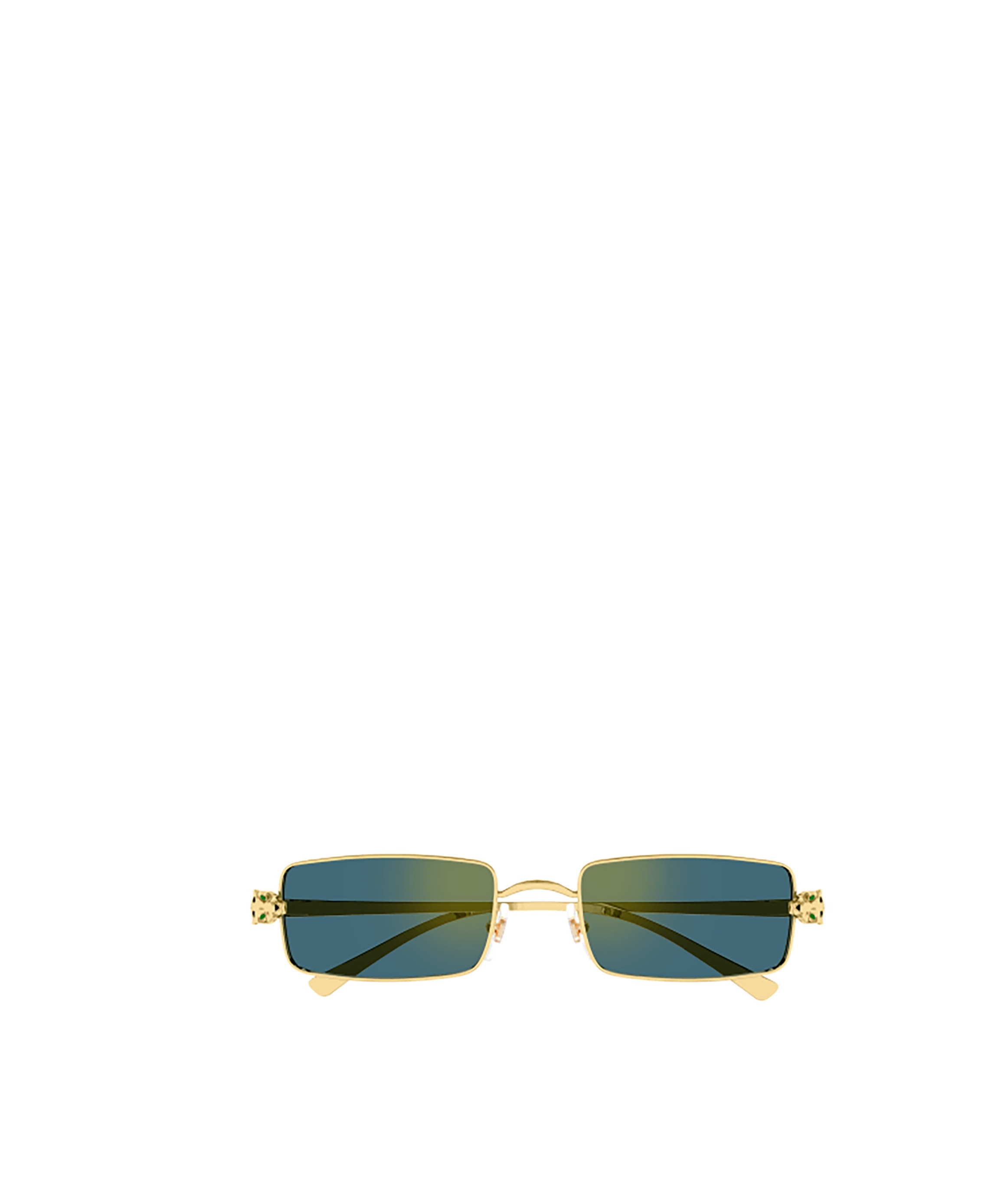 Cartier Rectangle Frame Sunglasses In Multicolor