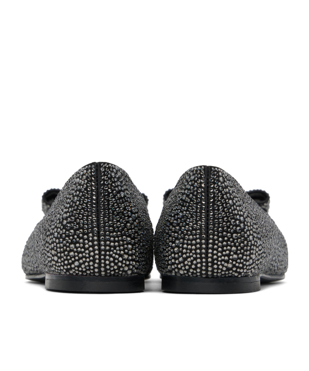 Ferragamo Black Varina Ballerina Flats In Black