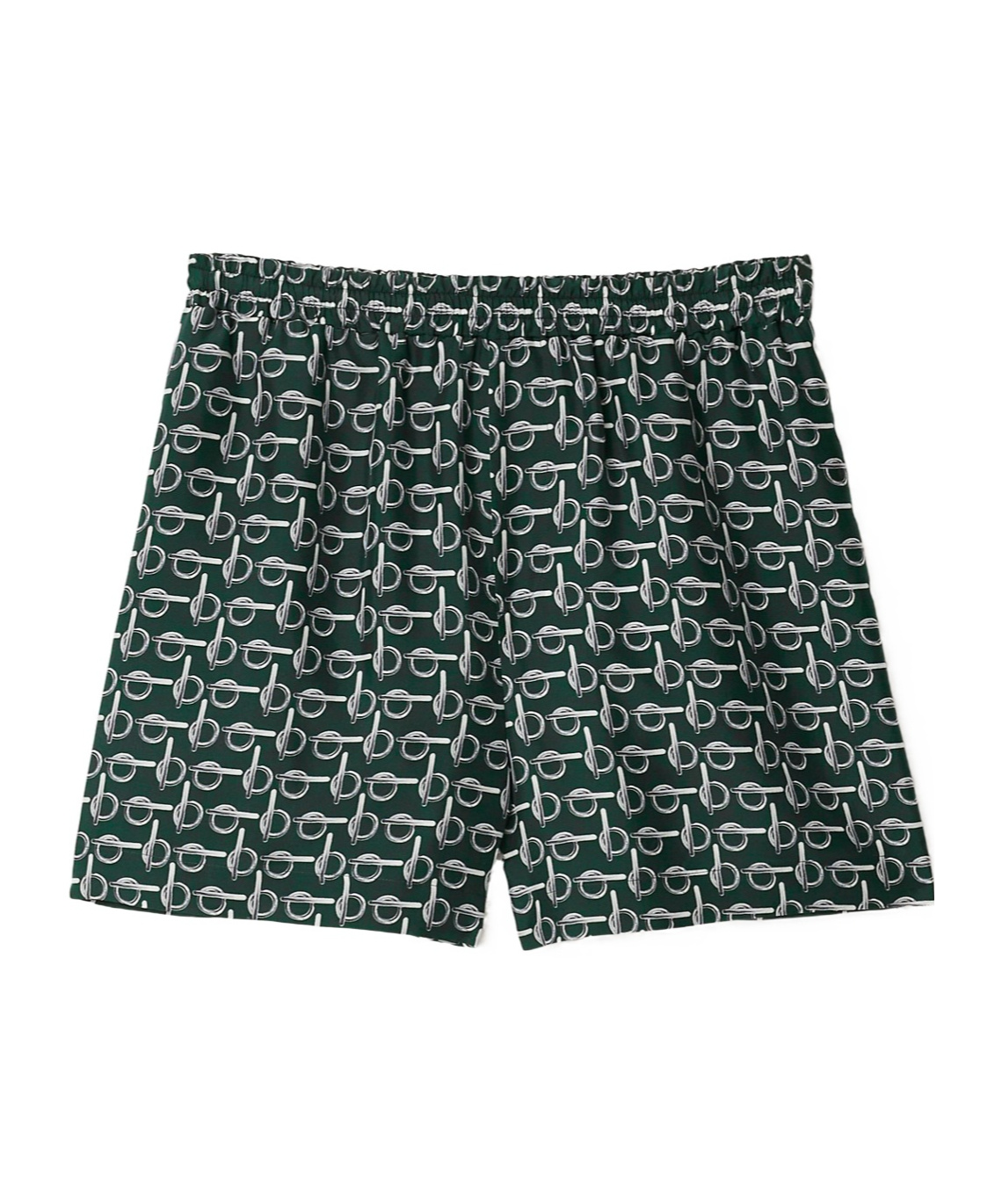 Shop Burberry B-print Silk In Green