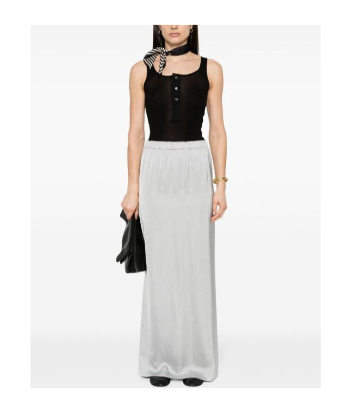 Ami Alexandre Mattiussi Light Rib Jersey Cotton Tank Top In Black