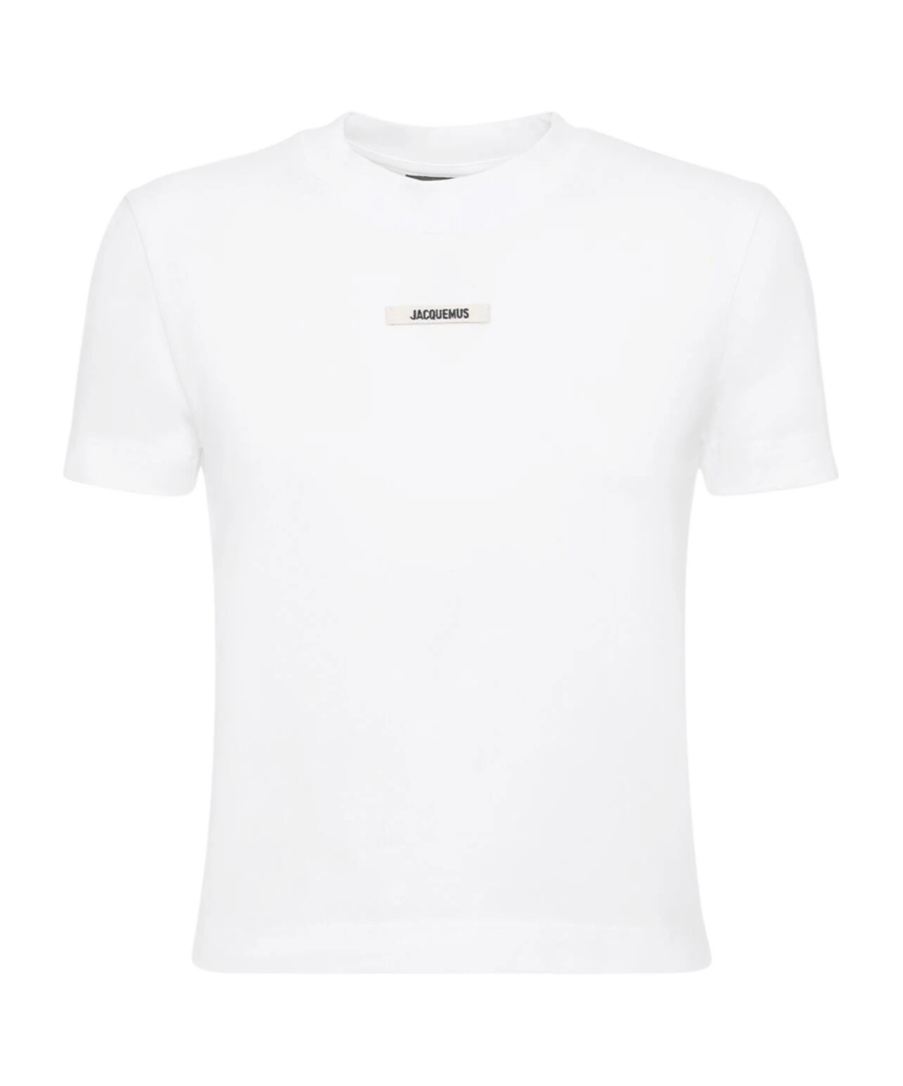 Jacquemus T-shirt Gros Grain With Logo In White