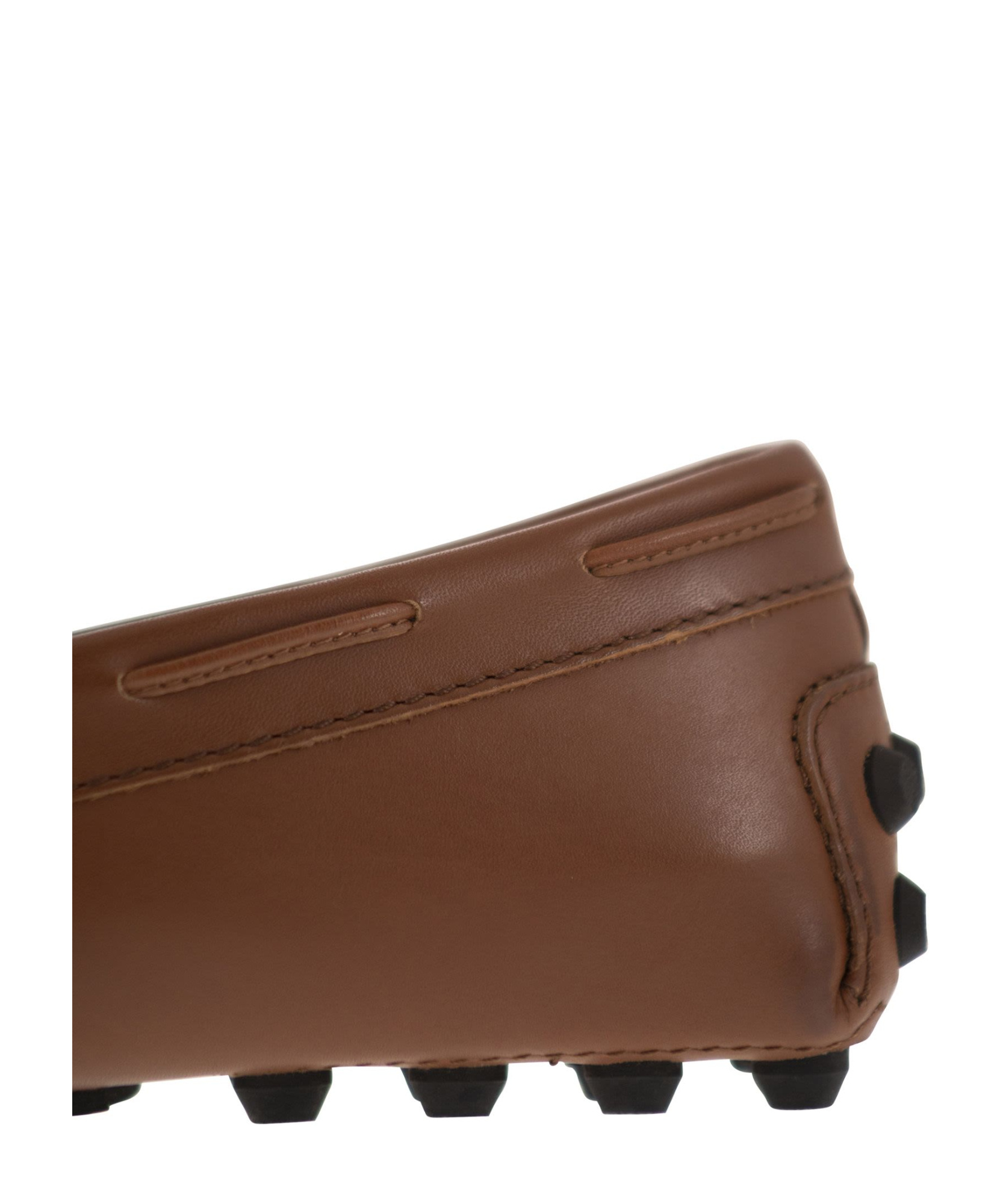 Tod's Brown Smooth Leather Loafers In Brown