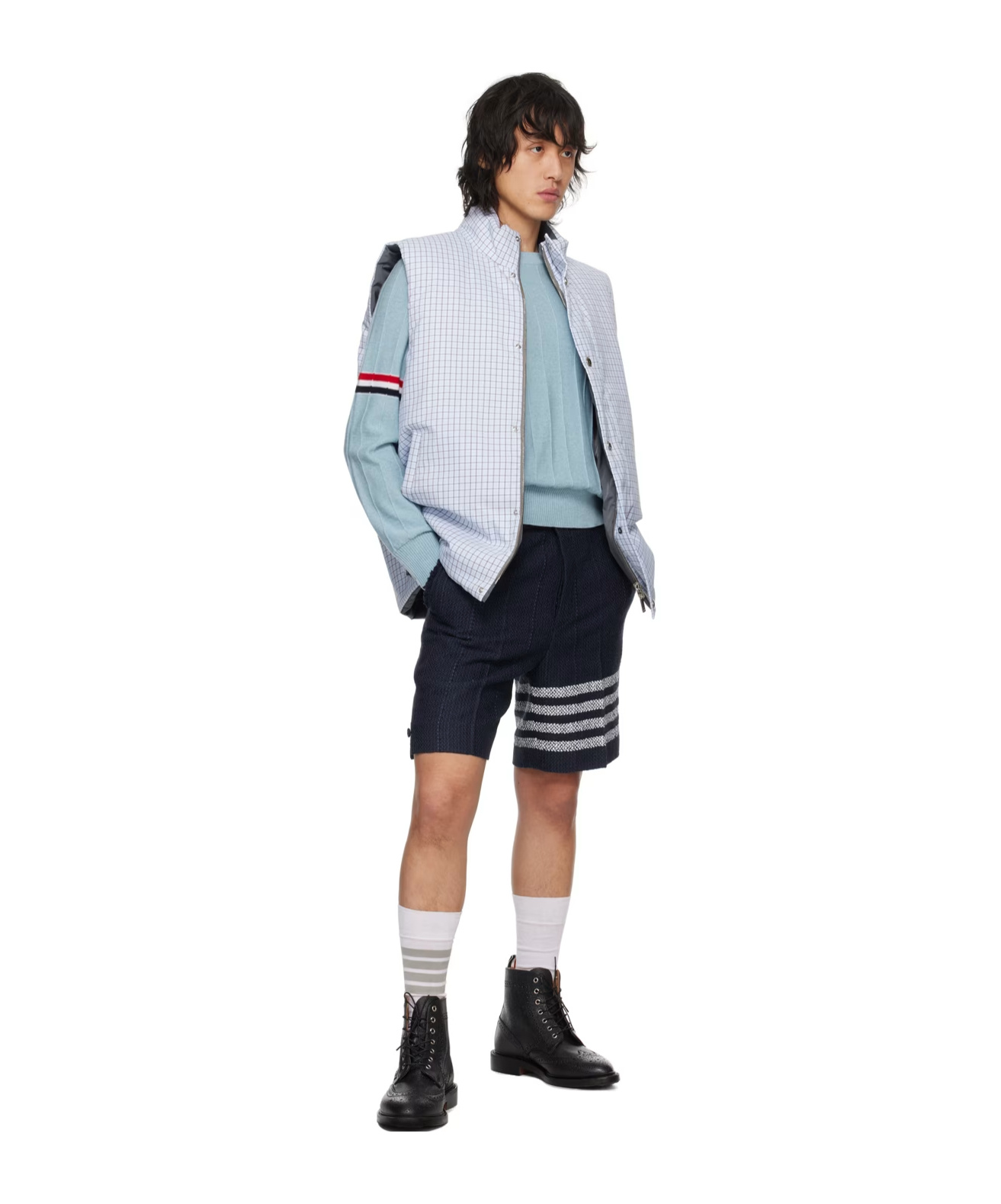 THOM BROWNE REVERSIBLE PADDED GILET