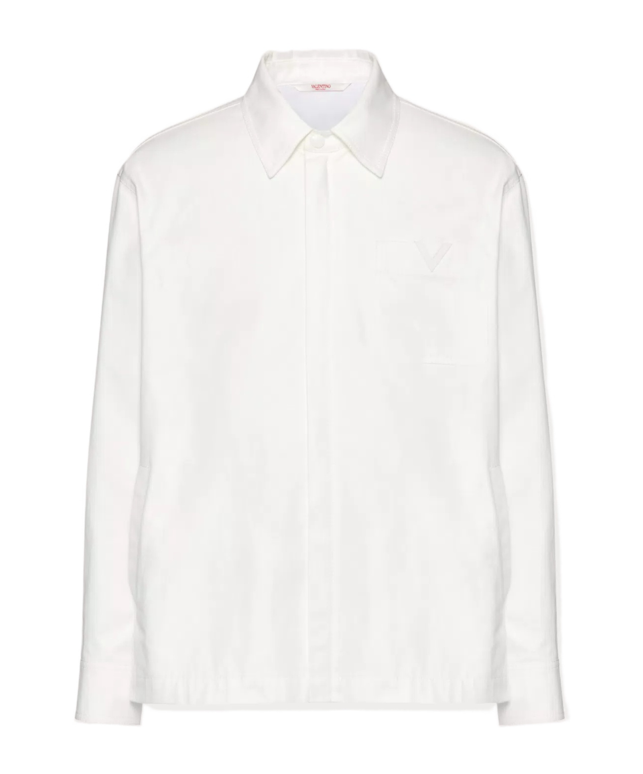 Valentino Toile Iconographe Poplin Shirt In White