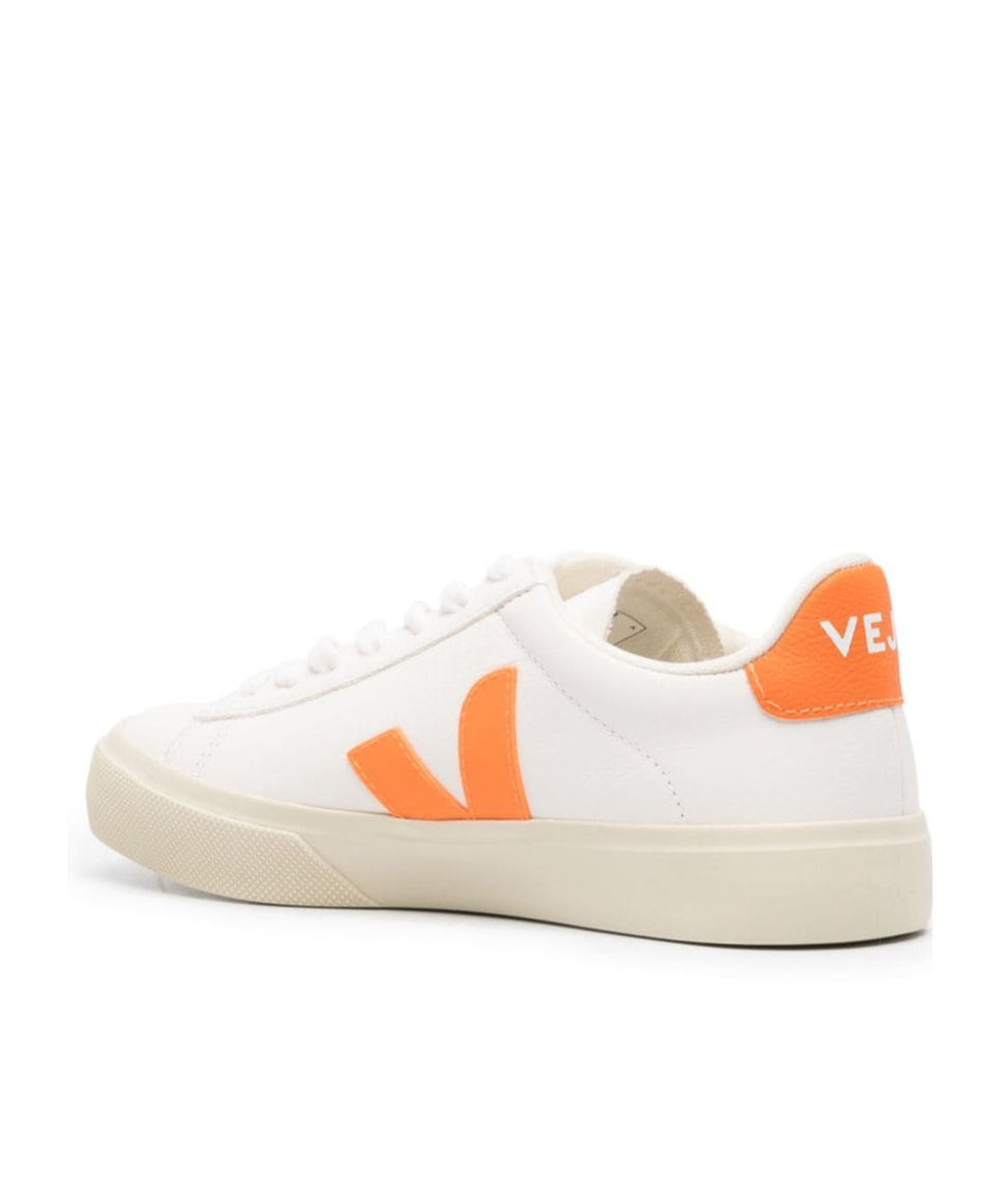 VEJA CAMPO GRAINED LEATHER SNEAKERS