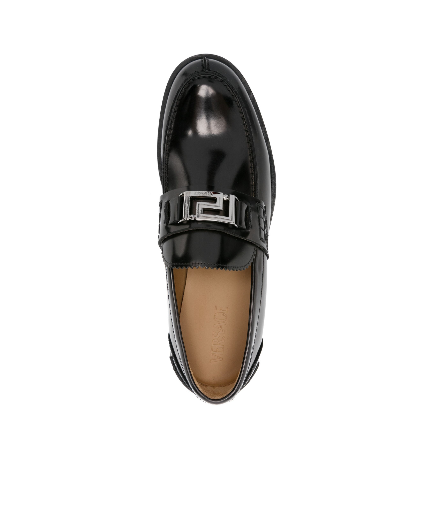 Versace Shoe In Black