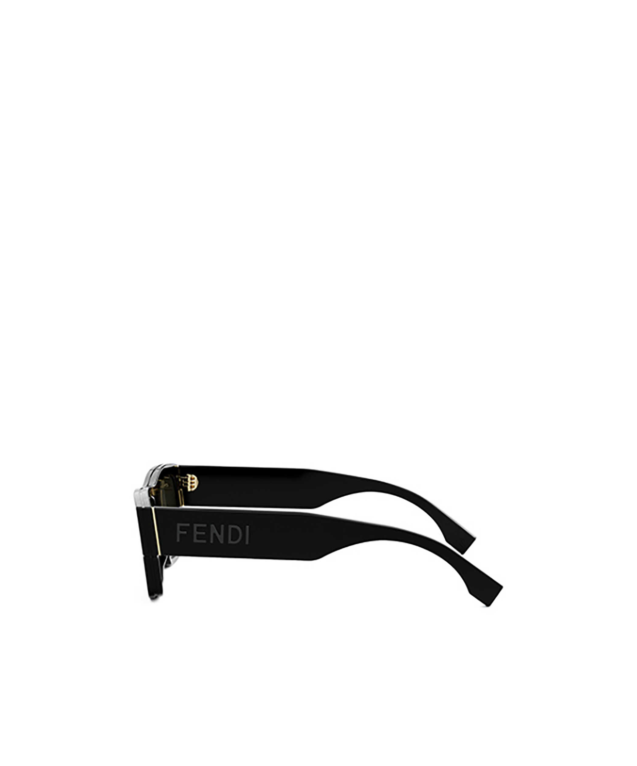 Fendi Eyewear Rectangular Frame Sunglasses In Black