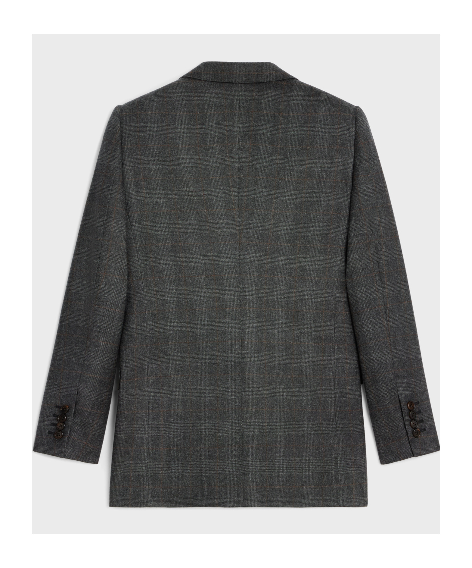 Celine Single-breasted Wool Suit Jacket In Black