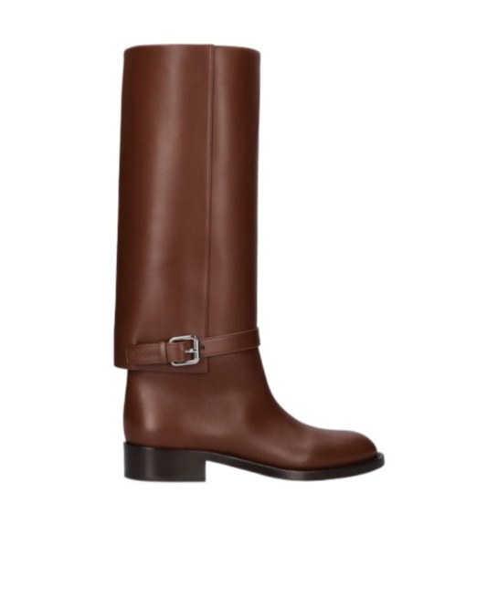 Burberry High Boots With Buckle Details