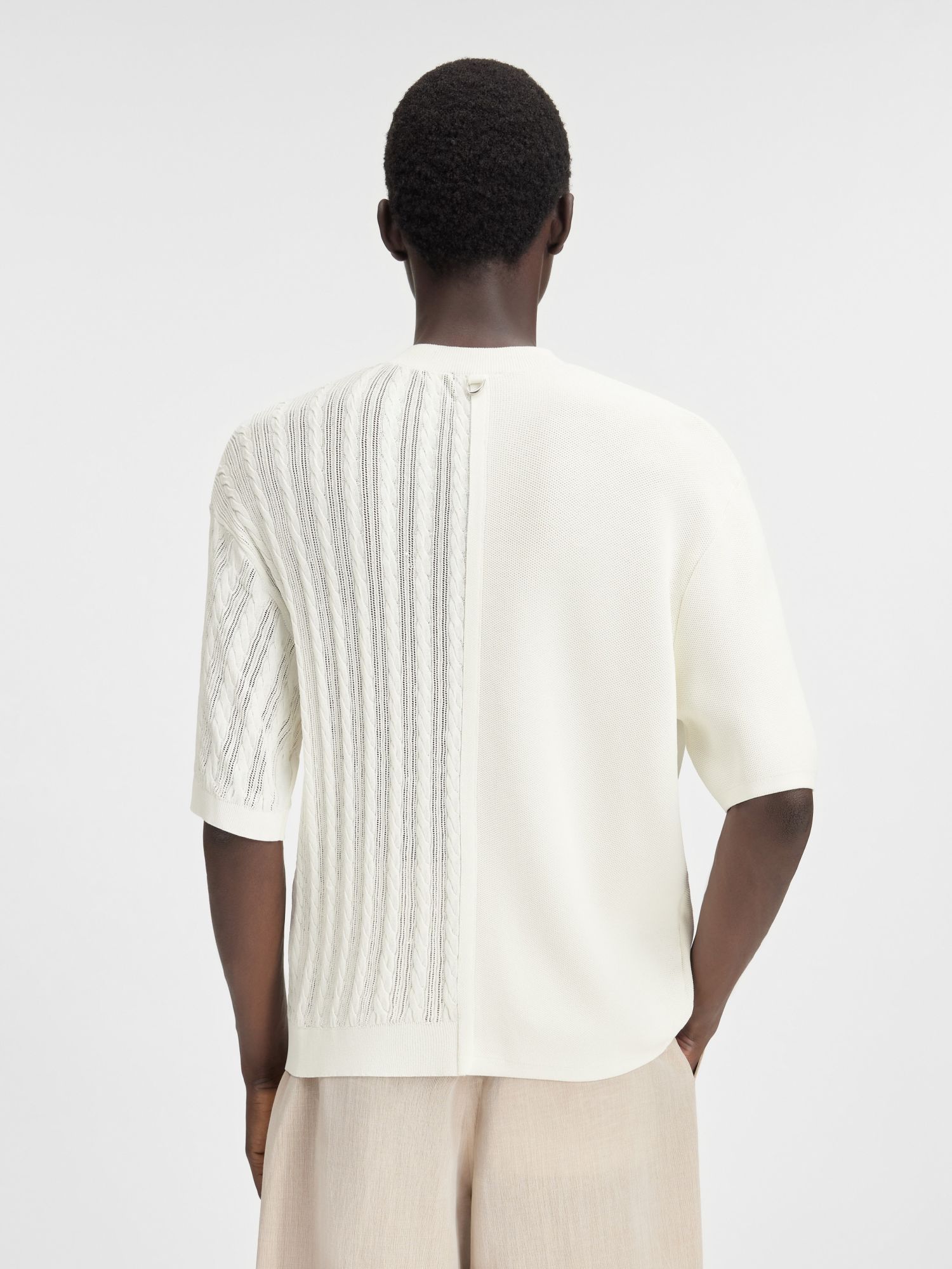 Jacquemus Knit Top The High Game Knit In White