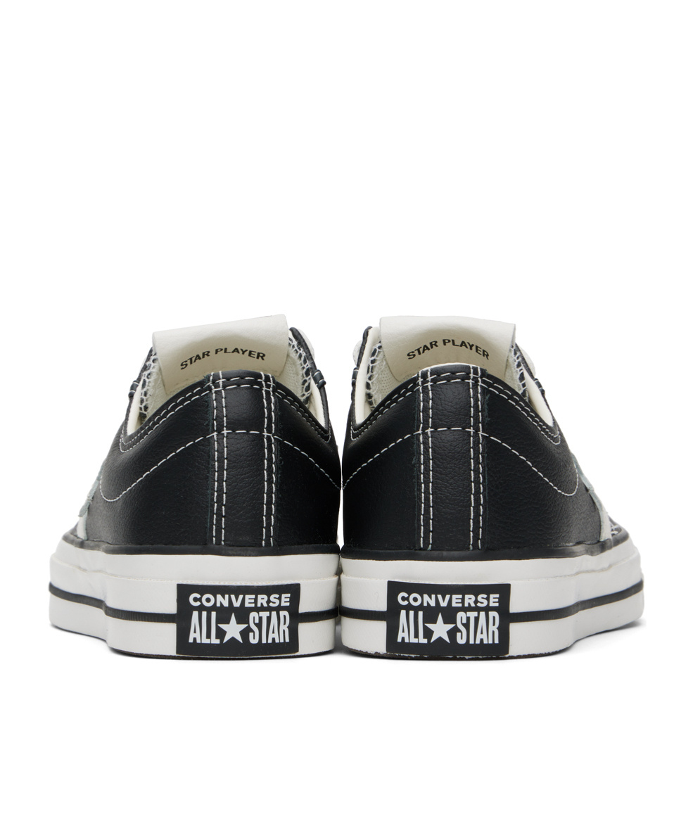 Converse Star Pattern Low-cut Skate Shoes In Black