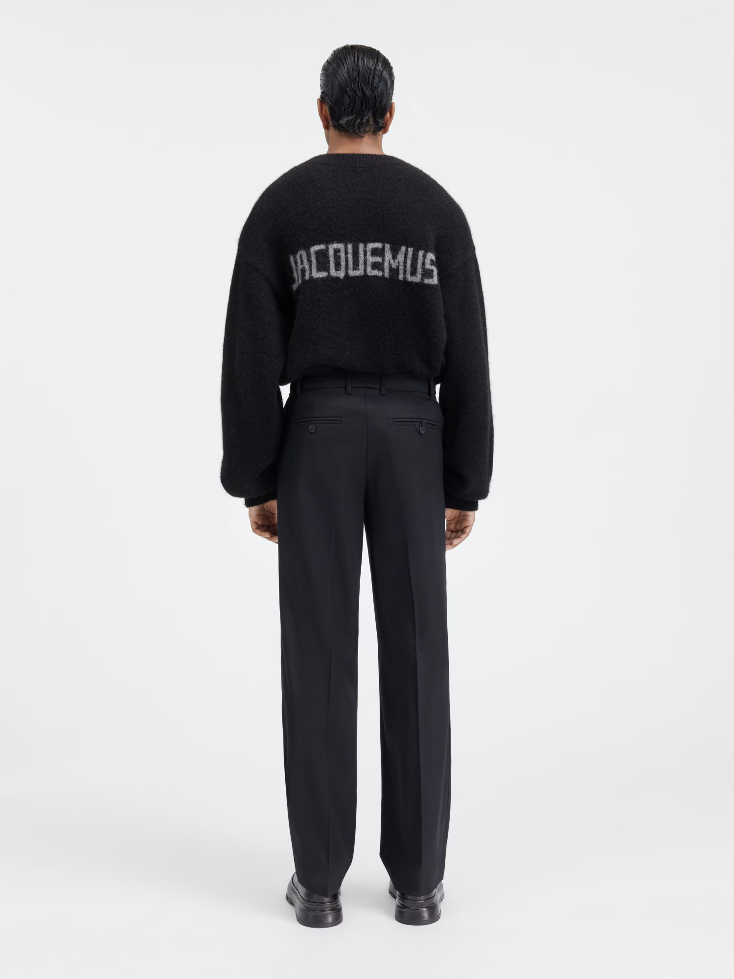 Jacquemus Le Pantalon Melo Straight Pants In Black