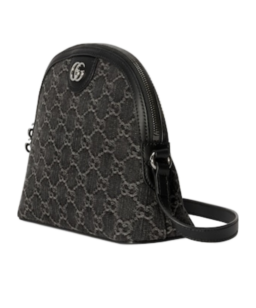 Gucci Small Ophidia Gg Crossbody Bag In Black