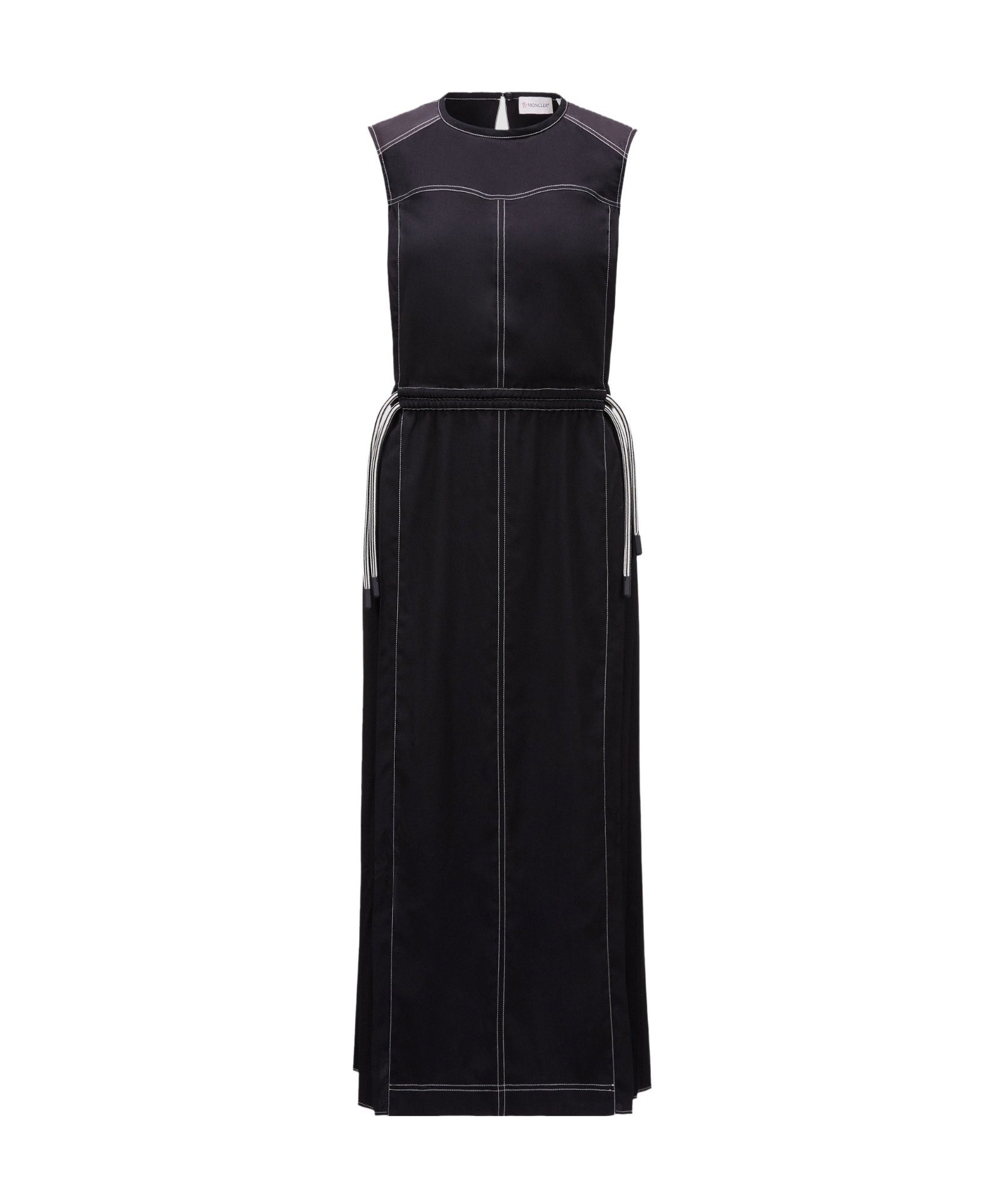 Moncler Draw The Rope To Pull In The Waist Dress In Black