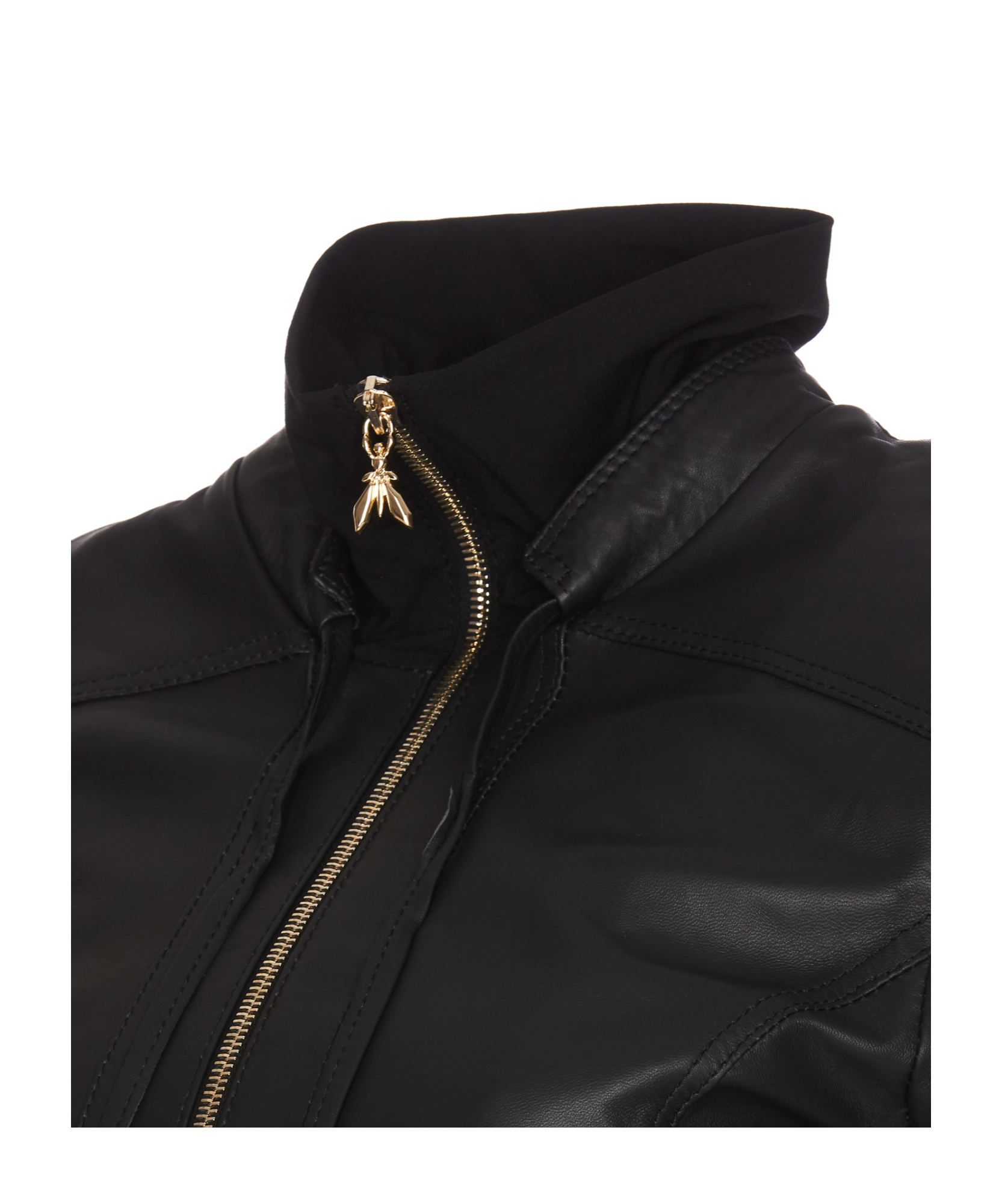 PATRIZIA PEPE LONG SLEEVE LEATHER JACKET 