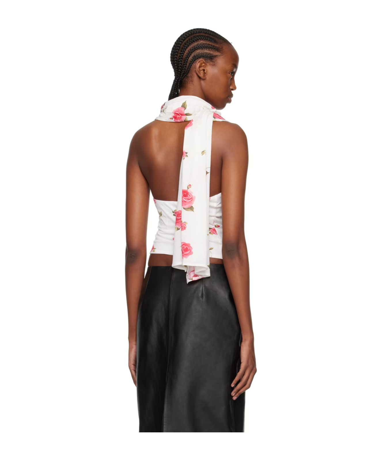 Magda Butrym Body-wrapped Design Vest In White