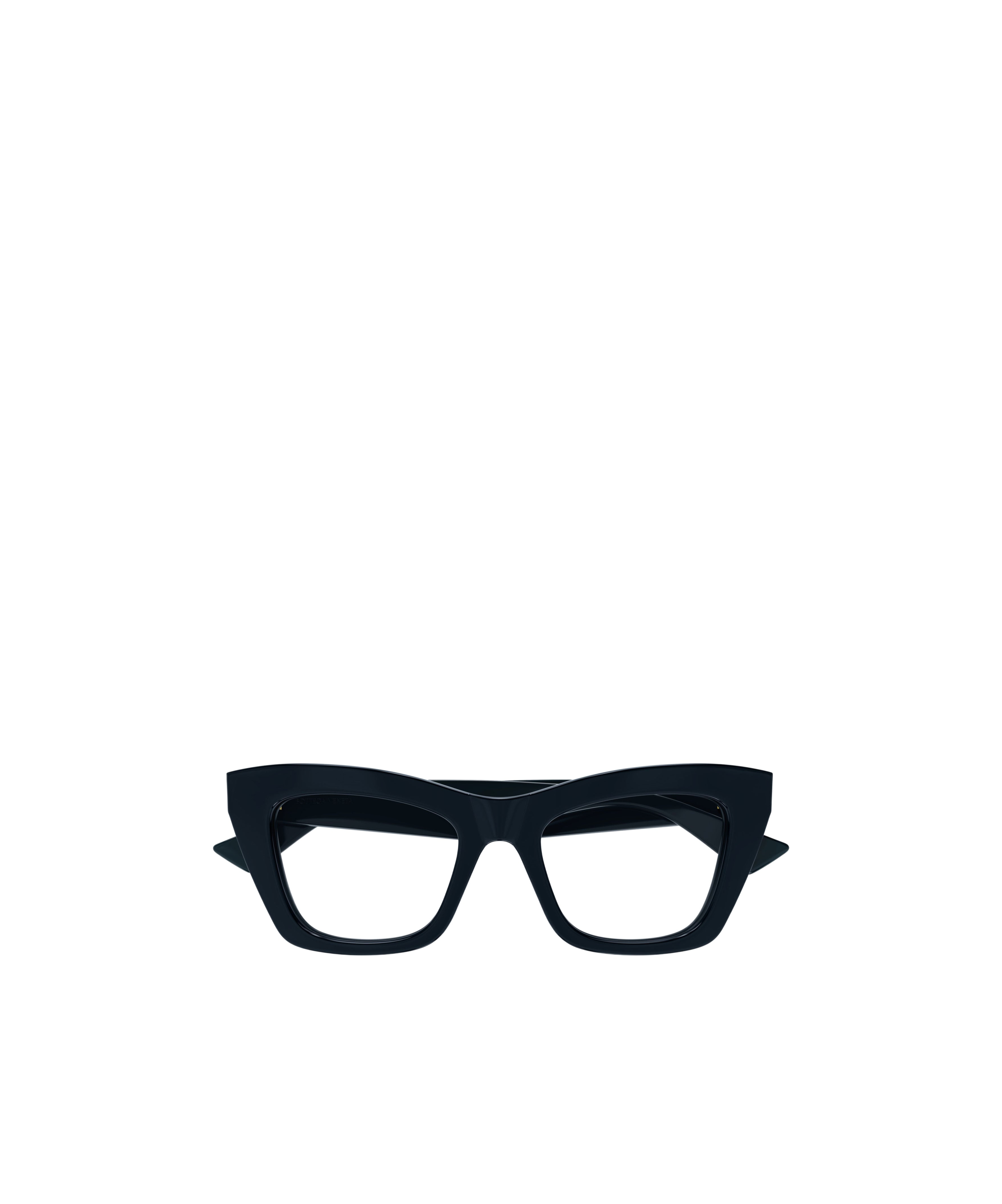Bottega Veneta Geometric Frame Flat Mirror In Black