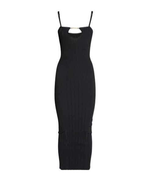 Jacquemus La Robe Sierra Bretelles Knitted Medium-length Dress