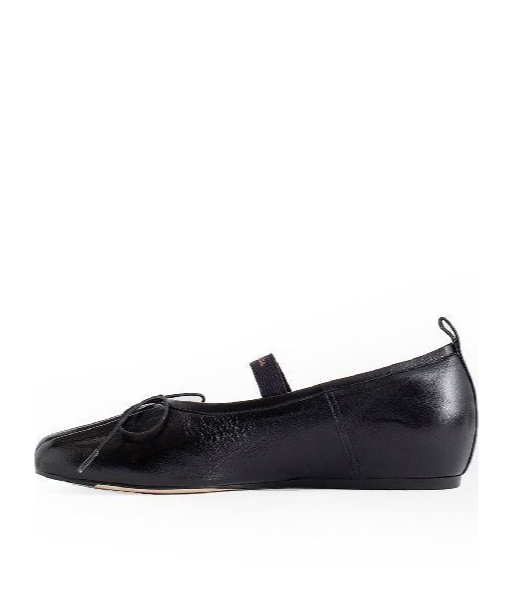 Shop Simone Rocha Pleated Ballet Shoes In Black