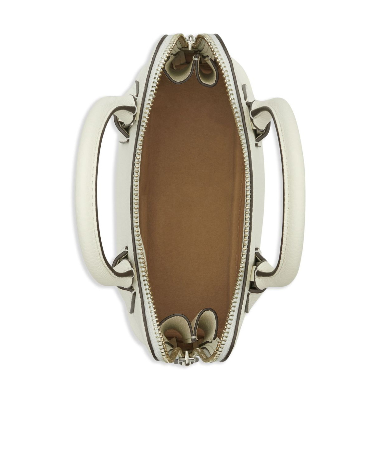 Tory Burch Mini Swing Leather Satchel In White