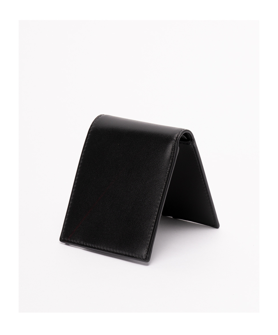 Dolce & Gabbana Logo-print Leather Wallet In Black