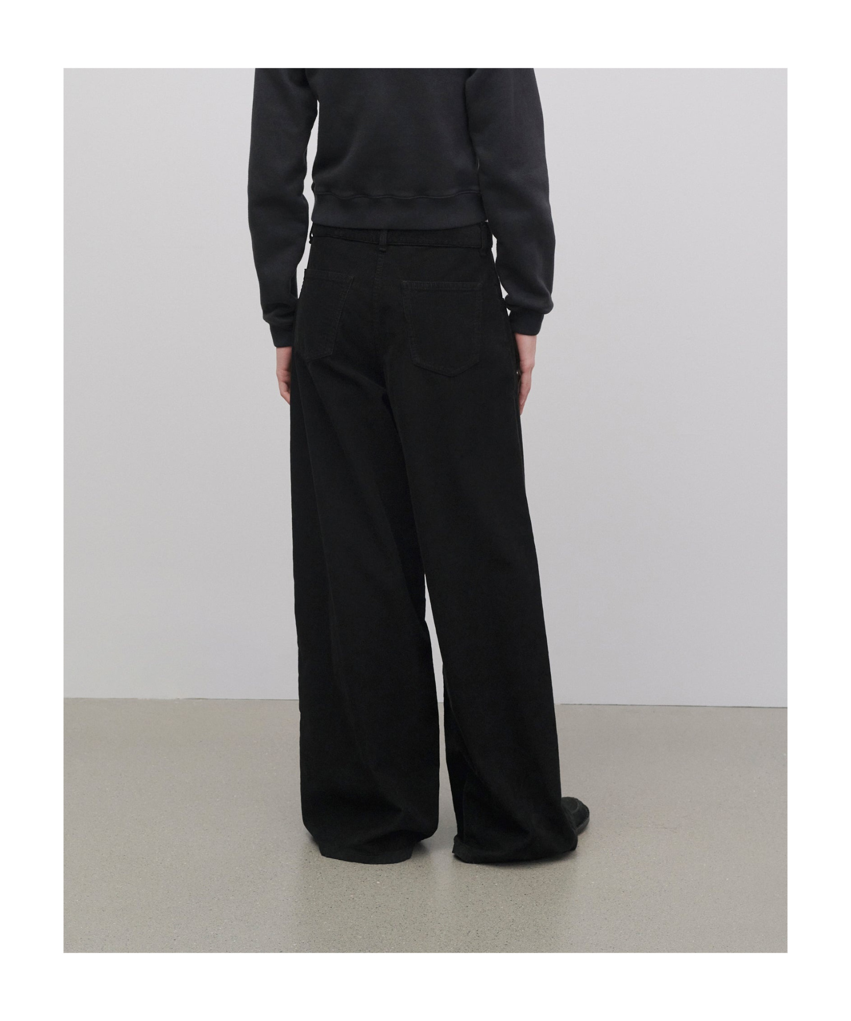 The Row Chan Wide-leg Trousers In Black