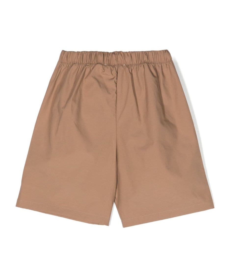 MSGM MSGM KIDS ELASTIC WAIST PARACHUTE BERMUDA SHORTS