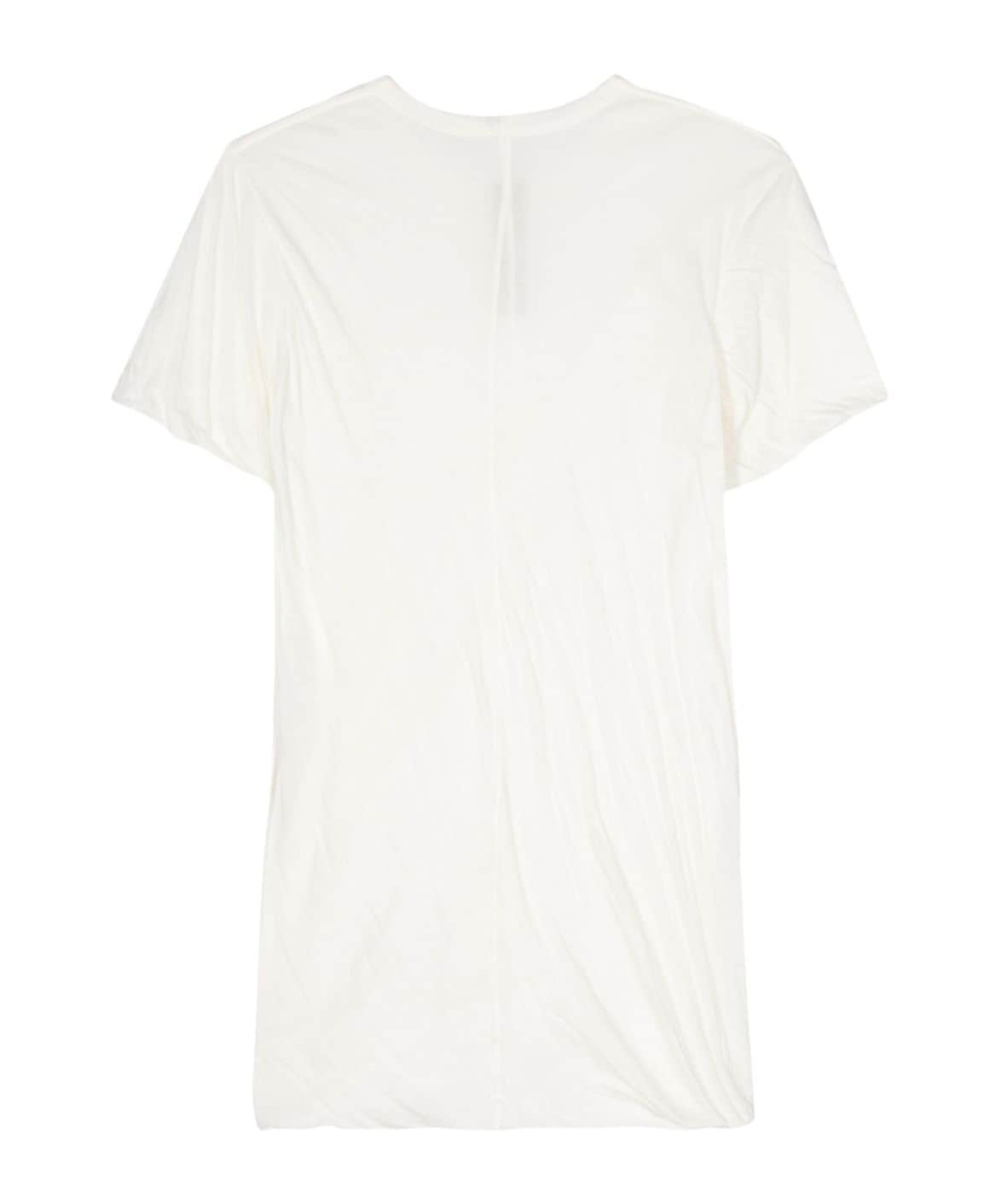 Rick Owens Double-layer T-shirt In White